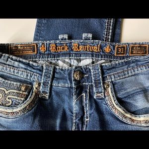 Rock Revival Clovis 31 Jeans Straight Leg